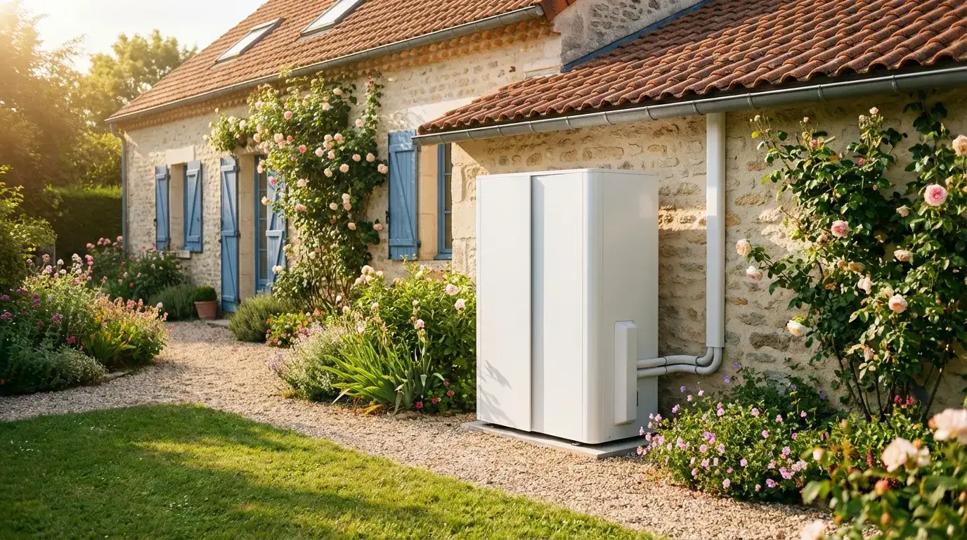 Installation pompe à chaleur air-eau par artisan RGE — économies chauffage